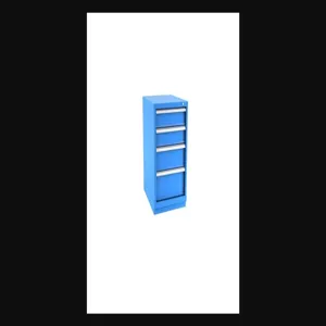 Champion Tool Storage N15000402ILCFTB-BB Cabinet, 22-3/16 x 35-7/8 x 28-1/2 Inch Size, 4 Drawers, 29 Compartment, Bright Blue | CJ6BHX