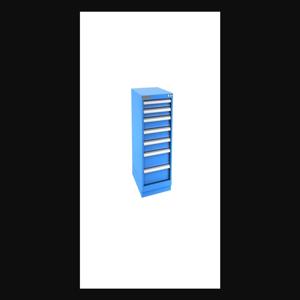 Champion Tool Storage N15000701ILCFTB-BB Cabinet, 22-3/16 x 35-7/8 x 28-1/2 Inch Size, 7 Drawers, 86 Compartment, Bright Blue | CJ6BJB