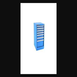 Champion Tool Storage N15000702ILCFTB-BB Cabinet, 22-3/16 x 35-7/8 x 28-1/2 Inch Size, 7 Drawers, 86 Compartment, Bright Blue | CJ6BJC