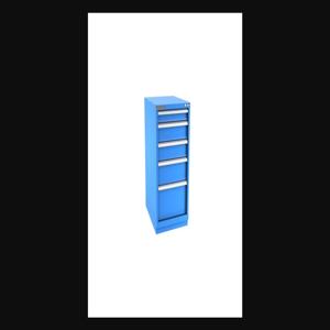 Champion Tool Storage N18000501ILCFTB-BB Cabinet, 22-3/16 x 41-3/4 x 28-1/2 Inch Size, 5 Drawers, 38 Compartment, Bright Blue | CJ6BJD