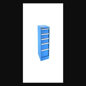 Champion Tool Storage N18000502ILCFTB-BB Cabinet, 22-3/16 x 41-3/4 x 28-1/2 Inch Size, 5 Drawers, 25 Compartment, Bright Blue | CJ6BJE