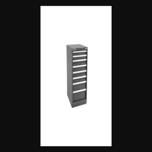 Champion Tool Storage N18000801ILCFTB-DG Cabinet, 22-3/16 x 41-3/4 x 28-1/2 Inch Size, 8 Drawers, 90 Compartment, Dark Gray | CJ6BTD