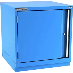 Champion Tool Storage S1200FDIL-BB Cabinet, 28-1/4 x 29-7/8 x 28-1/2 Inch Size, 1 Door, 1 Shelf, Bright Blue | CJ6BYQ