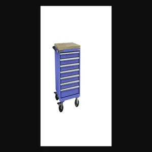 Champion Tool Storage S15000701ILMB8BBT-BB Cabinet, 28-1/4 x 43-1/4 x 28-1/2 Inch Size, 7 Drawers, Bright Blue | CJ6BDK