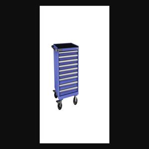Champion Tool Storage S15000901ILMB8S1RT-BB Cabinet, 28-1/4 x 43-1/4 x 28-1/2 Inch Size, 9 Drawers, Bright Blue | CJ6BDY