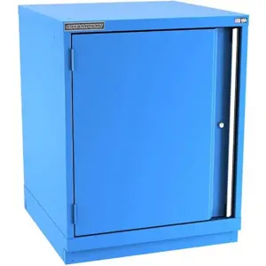 Champion Tool Storage S1800FDIL-BB Cabinet, 28-1/4 x 41-3/4 x 28-1/2 Inch Size, 1 Door, 2 Shelves, Bright Blue | CJ6BYT