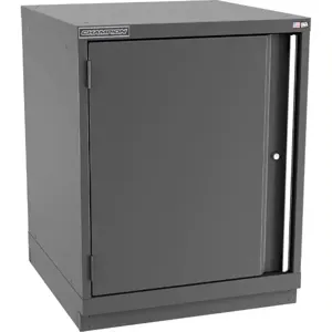 Champion Tool Storage S2100FDIL-DG Cabinet, 28-1/4 x 45-1/4 x 28-1/2 Inch Size, 1 Door, 2 Shelves, Dark Gray | CJ6CBZ