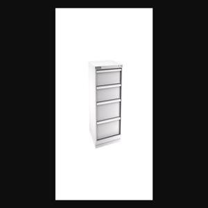 Champion Tool Storage S18000401ILCFTB-LG Cabinet, 28-1/4 x 41-3/4 x 28-1/2 Inch Size, 4 Drawers, 34 Compartment, Light Gray | CJ6BNM