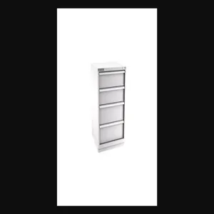 Champion Tool Storage S18000401ILCFTB-LG Cabinet, 28-1/4 x 41-3/4 x 28-1/2 Inch Size, 4 Drawers, 34 Compartment, Light Gray | CJ6BNM