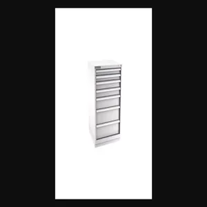 Champion Tool Storage S18000701ILCFTB-LG Cabinet, 28-1/4 x 41-3/4 x 28-1/2 Inch Size, 7 Drawers, 120 Compartment, Light Gray | CJ6BNU