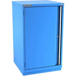 Champion Tool Storage S2100FDIL-BB Cabinet, 28-1/4 x 45-1/4 x 28-1/2 Inch Size, 1 Door, 2 Shelves, Bright Blue | CJ6BYU