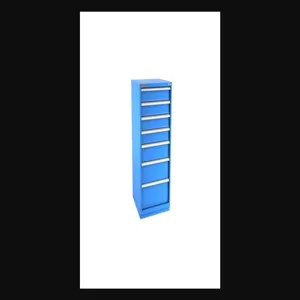 Champion Tool Storage S27000701ILCFTB-BB Cabinet, 28-1/4 x 59-1/2 x 28-1/2 Inch Size, 7 Drawers, 59 Compartment, Bright Blue | CJ6BKF