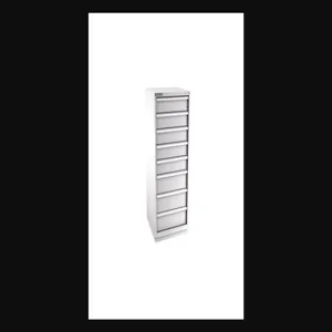 Champion Tool Storage S27000802ILCFTB-LG Cabinet, 28-1/4 x 59-1/2 x 28-1/2 Inch Size, 8 Drawers, 81 Compartment, Light Gray | CJ6BPG