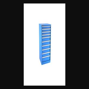 Champion Tool Storage S27001001ILCFTB-BB Cabinet, 28-1/4 x 59-1/2 x 28-1/2 Inch Size, 10 Drawers, 169 Compartment, Bright Blue | CJ6BKL