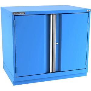 Champion Tool Storage SP15002FDIL-BB Cabinet, 40-1/4 x 35-7/8 x 28-1/2 Inch Size, 2 Doors, 1 Shelf, Bright Blue | CJ6BZA