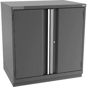 Champion Tool Storage SP18002FDIL-DG Schrank, 40-1/4 x 41-3/4 x 28-1/2 Zoll Größe, 2 Türen, 2 Regale, Dunkelgrau | CJ6CCG