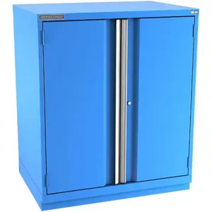 Champion Tool Storage SP21002FDIL-BB Cabinet, 40-1/4 x 45-1/4 x 28-1/2 Inch Size, 2 Doors, 2 Shelves, Bright Blue | CJ6BZC