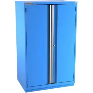 Champion Tool Storage SP30502FDIL-BB Cabinet, 40-1/4 x 66-3/8 x 28-1/2 Inch Size, 2 Doors, 3 Shelves, Bright Blue | CJ6BZE