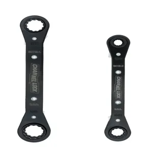 CHANNELLOCK 841M Metric Ratcheting Wrench Set, 2 Pcs | CQ8PZP 150G01