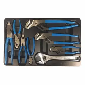 CHANNELLOCK GS-27 Plier Sets, 8 Pliers, Std Cushion Grip, Manual, 6 - 9 Pliers Range | CQ8PZX 487P81