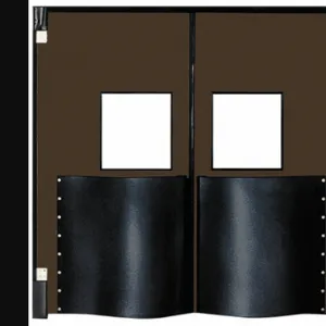 CHASE DOORS 6084XDCBR Swinging Door, 2 Doors, 5 Ft Door Width, 7 Ft Door Height, Chocolate Brown | CQ8QFF 12A678