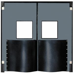 CHASE DOORS 6096XDMGR Schwingtür, 2 Türen, 5 Fuß Türbreite, 8 Fuß Türhöhe, Metallic-Grau | CQ8QFV 12A672
