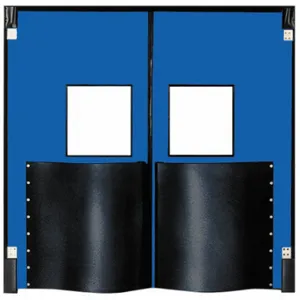 CHASE DOORS 7296XDRBL Swinging Door, 2 Doors, 6 ft Door Width, 8 ft Door Height, Royal Blue | CQ8QHY 12A703