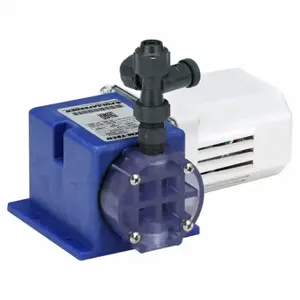 CHEM-TECH X068-XA-AAAAG19 Chemical Metering Pump, Electric Motor, PVC, CSPE/PTFE/Viton, Styrene Acrylonitrile, PVC | CQ8RNL 49AV27