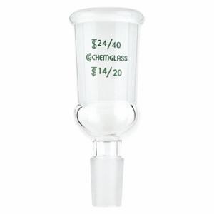 CHEMGLASS CG-1002-31 Adapter, Enlarger, Clear, 14/20 Lower Ground Mouth Size | CQ8QLE 21UC41