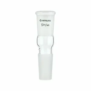 CHEMGLASS CG-1007-01 Adapter, Straight, Clear | CQ8QNJ 21UC79