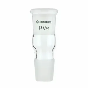 CHEMGLASS CG-1007-10 Adapter, Straight | CQ8QNH 21UC07