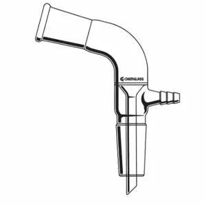 CHEMGLASS CG-1050-19 Adapter, Joint, Clear, 19/22 Lower Ground Mouth Size | CQ8QMV 21UD75