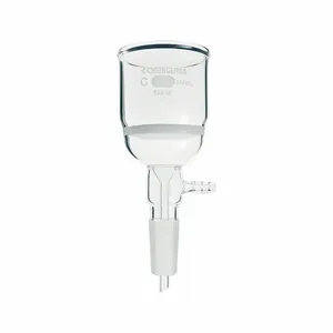 CHEMGLASS CG-1406-10 Buchner Funnel, 60 mm Stem OD - Metric, 104 mm Stem Length - Metric, Glass | CQ8QQV 21UG11