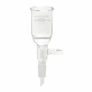 CHEMGLASS CG-1406-56 Buchner Funnel, 40 mm Stem OD - Metric, 127 mm Labware Height - Metric, Glass | CQ8QRE 21UE97