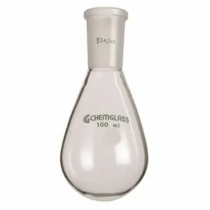 CHEMGLASS CG-1512-05 Recovery Flask, 200 Ml Labware Capacity Metric, Type I Borosilicate Glass, Distilling | CQ8QTM 21UD05