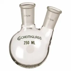 CHEMGLASS CG-1520-46 Round Bottom Flask, 50 Ml Labware Capacity To Metric, Type I Borosilicate Glass | CQ8QZU 21UD80