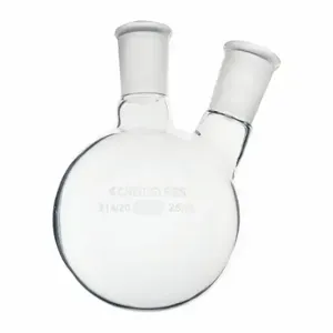 CHEMGLASS CG-1520-43 Round Bottom Flask, 25 Ml Labware Capacity Metric, Type I Borosilicate Glass, Boiling | CQ8QZC 21UD79