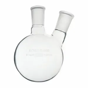 CHEMGLASS CG-1520-49 Round Bottom Flask, 100 Ml Labware Capacity To Metric, Type I Borosilicate Glass | CQ8QYM 21UD81