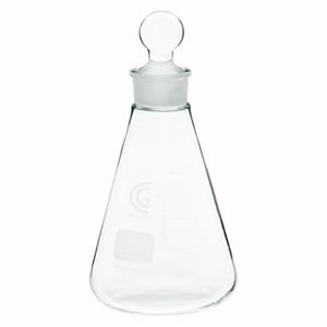 CHEMGLASS CG-1546-07 Erlenmeyer Flask, 125 Ml Labware Capacity - Metric, Type I Borosilicate Glass, 50 To 125Ml | CQ8QVM 21UC70
