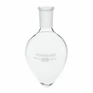 CHEMGLASS CG-1554-06 Pear Shaped, 500 Ml Labware Capacity To Metric, Type I Borosilicate Glass | CQ8QTD 21UD74