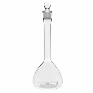 CHEMGLASS CG-1600-05 Volumetric Flask, 100 mL Labware Capacity - Metric, Type I Borosilicate Glass | CQ8RMQ 21UC90