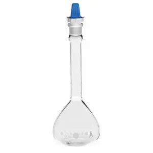 CHEMGLASS CG-1602-03 Volumetric Flask, 25 mL Labware Capacity - Metric, Type I Borosilicate Glass | CQ8RMP 21UC20