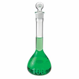 CHEMGLASS CG-1615-05 Volumetric Flask, 5 Ml Labware Capacity Metric, Type I Borosilicate Glass | CQ8RMC 21UC30