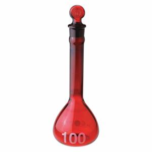 CHEMGLASS CG-1616-100 Volumetric Flask, 100 Ml Labware Capacity Metric, Type I Borosilicate Glass | CQ8RKZ 21UE19