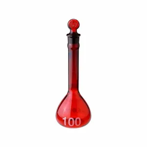 CHEMGLASS CG-1616-500 Volumetric Flask, 500 Ml Labware Capacity Metric, Type I Borosilicate Glass | CQ8RML 21UE85