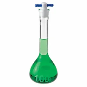 CHEMGLASS CG-1617-05 Volumetric Flask, 5 Ml Labware Capacity Metric, Type I Borosilicate Glass | CQ8RMB 21UC31