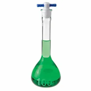 CHEMGLASS CG-1617-10 Volumetric Flask, 10 Ml Labware Capacity Metric, Type I Borosilicate Glass | CQ8RKY 21UC58