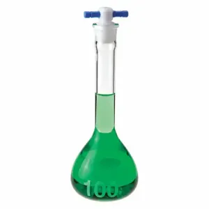 CHEMGLASS CG-1617-250 Volumetric Flask, 250 Ml Labware Capacity Metric, Type I Borosilicate Glass | CQ8RLZ 21UD99