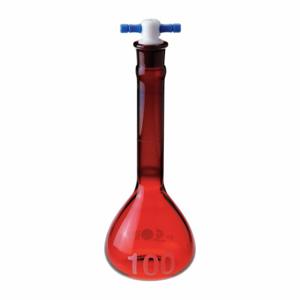 CHEMGLASS CG-1618-100 Volumetric Flask, 100 Ml Labware Capacity Metric, Type I Borosilicate Glass | CQ8RLB 21UE20