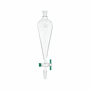 CHEMGLASS CG-1743-10 Separatory Funnel, 53 mm Stem Length To Metric, 263 mm Labware Height To Metric, Glass | CQ8RAP 21UF33